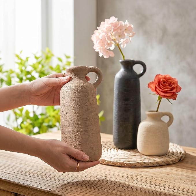 Ceramic Vase Set, Decorative Vases - Image 4