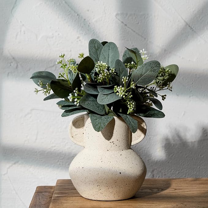 Emotionally Grounded Vase, Vaseking Ceramic Rustic Vase by Vaseking