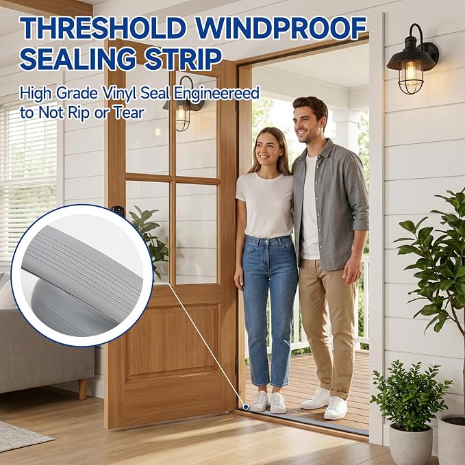 2 Pcs 36 Inch Vinyl Replacement Door Draft Stopper - Image 2