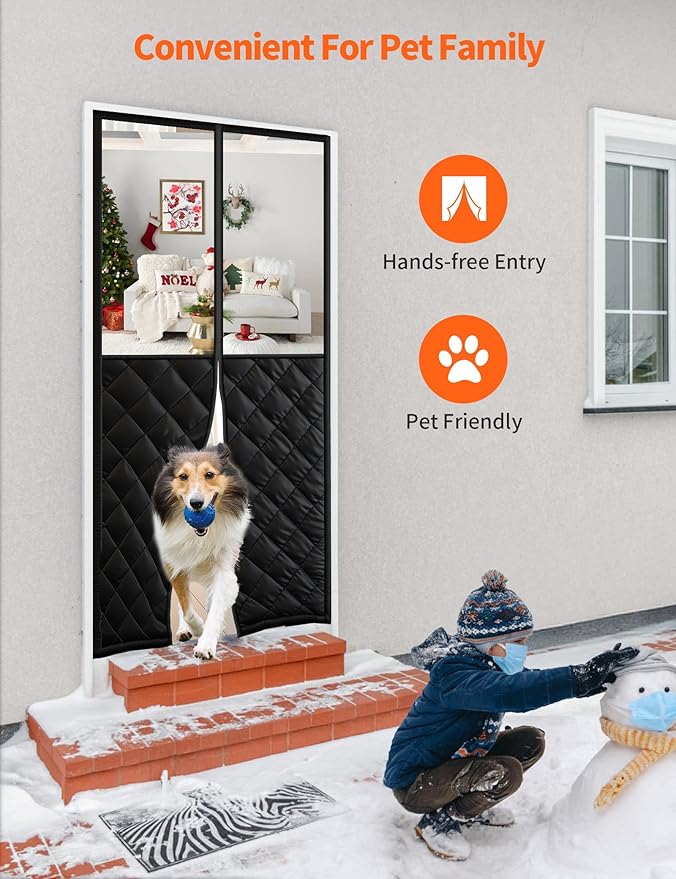 Magnetic Thermal Insulated Door Curtain - Image 5
