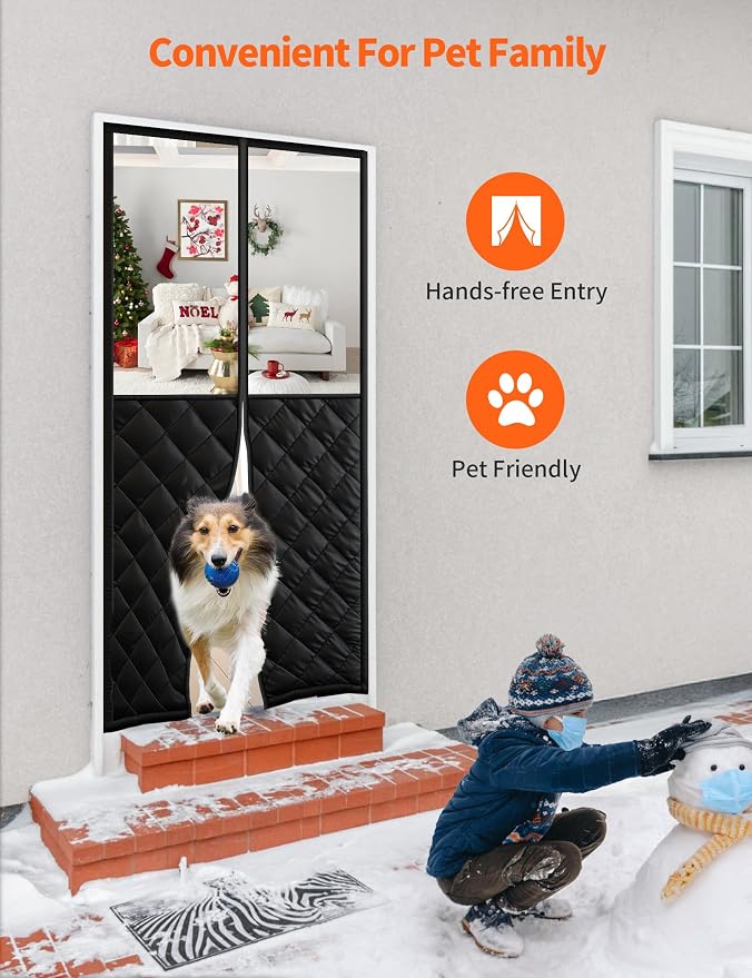 Magnetic Thermal Insulated Door Curtain - Image 5