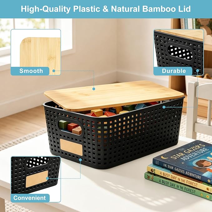 Small Plastic Storage Bins - Image 2