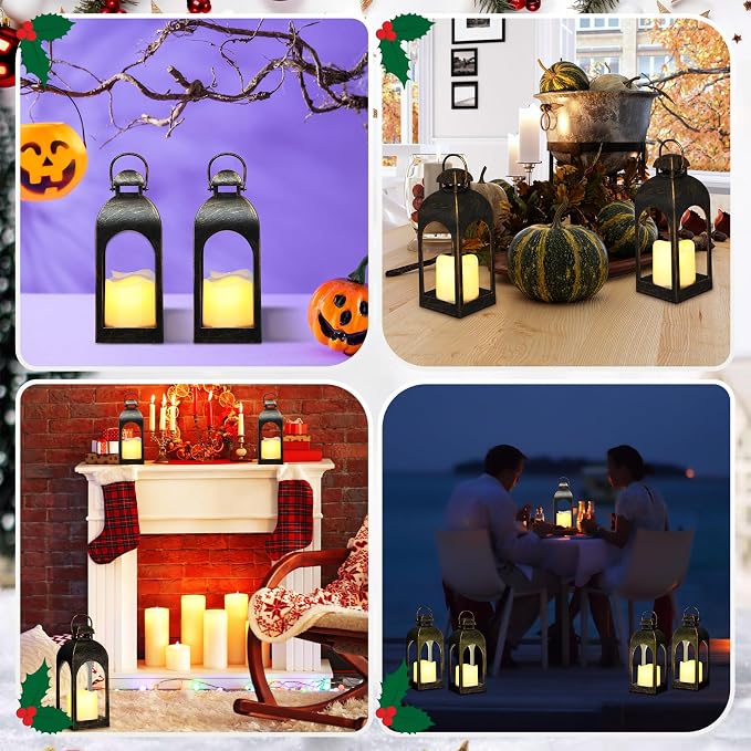 Tujoe 10 Pcs 10 Inch Decorative Candle Lantern Bulk - Image 6