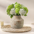 Mitt&Ditt Ceramic Flower Vase, 5.3 inch Pottery Farmhouse Rustic Vase, by MittDitt