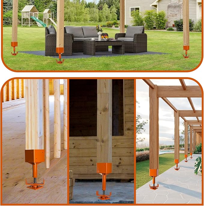6x6 Screw Jack, Adjustable House Floor Jack - Image 4