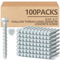 Tandefio 100 Pack 5/16 x 3 Concrete Anchors and Screw Kits Galvanized | Large by Tandefio