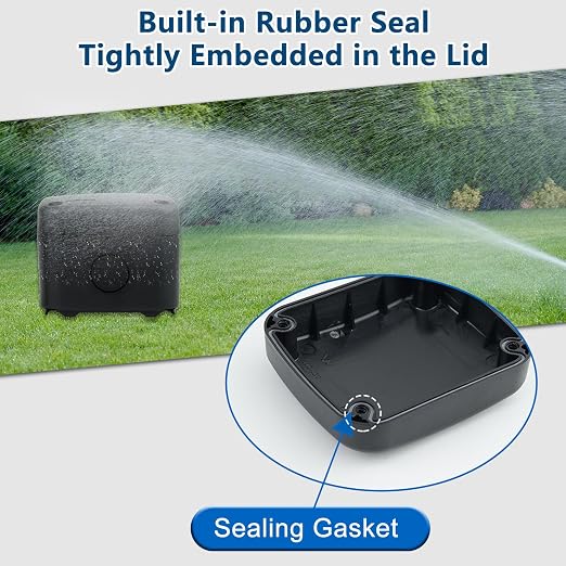 Black Project Box ABS Plastic Junction Box IP66 Waterproof Electrical Boxes | - Image 7