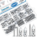 130 PCS Self Drilling Drywall Anchors by Brandquality-Trustworthy