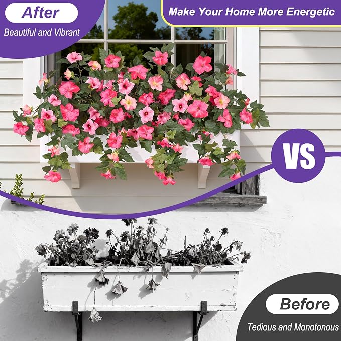 Ammyoo Artificial Fake Petunia Flowers - Image 3