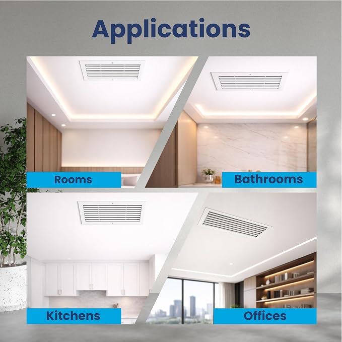30x26 Aluminum Wall Ceiling Air Return Vent Cover HVAC Rustproof Grille - Image 5