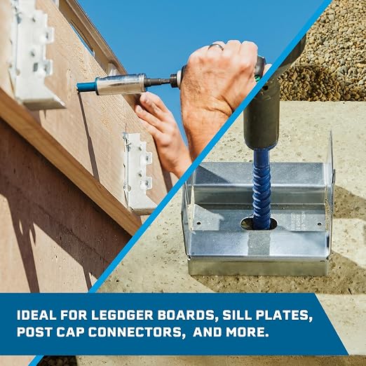 Tapcon+ 1/2 x 4 Inch Heavy-Duty Hex Head Concrete Anchors, Corrosion Resistant - Image 6