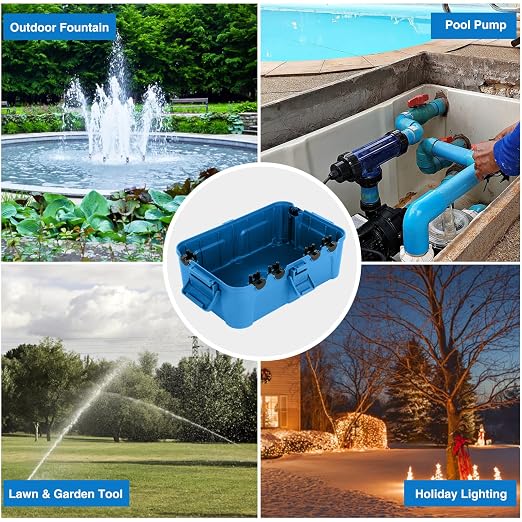 Flemoon Large Outdoor Electrical Box, Waterproof Extension Cord Cover | Inner - Image 8