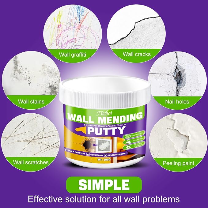 Drywall Repair Kit, 10.5oz Wall Spackle Paste, Drywall Hole Patch Repair Kit | - Image 3