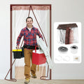 Dust Barrier, Plastic Zipper Magnetic Door Dust Protection Kit, Construction by HolyMaji