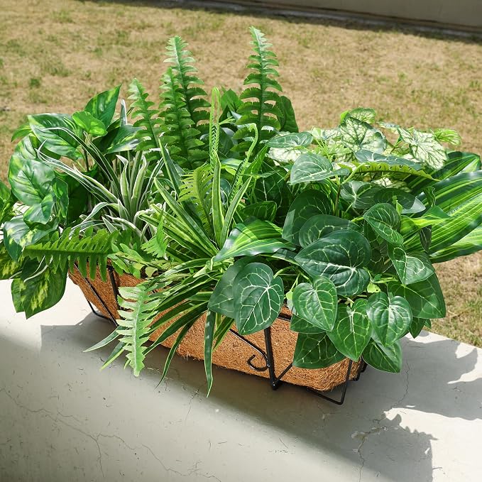Starttag Artificial Bunches Greenery Plants Fake Plastic Leaves - Image 8