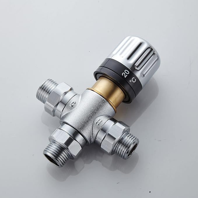 3 Way Thermostatic Water Mixing Valve DN15 Anti Scald Temperature Constant | - Image 4