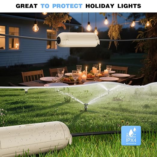 3 Pack Outdoor Extension Cord Cover Waterproof, Cord Box - Image 6