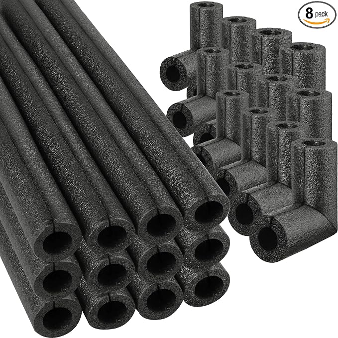 8 Pack Foam Pipe Insulation by Amylove