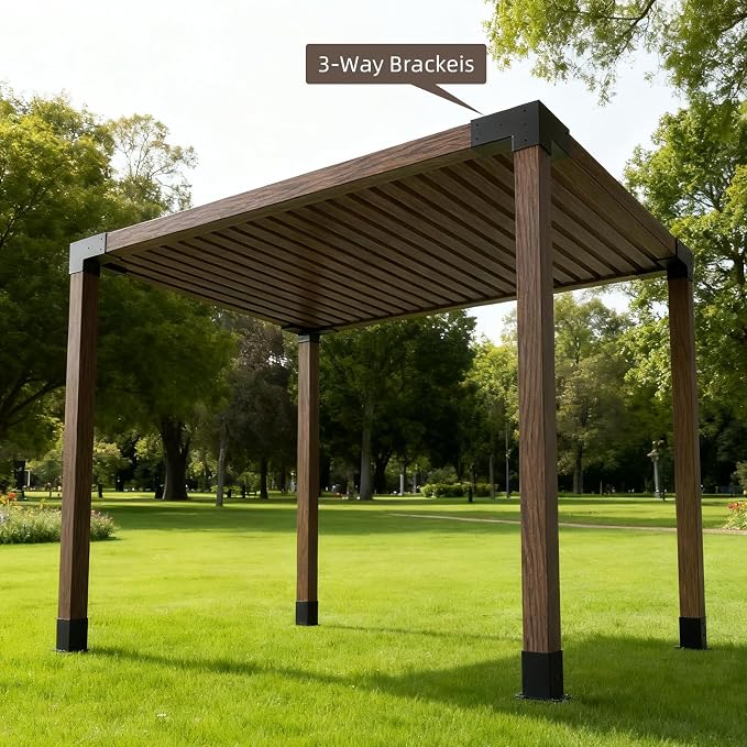 Pergola Kit, 3-Way Pergola Brackets - Image 7