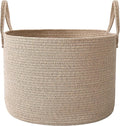 JMvicyroam 115L Extra Large Machine Washable Cotton Rope Blanket Basket | by JMvicyroam