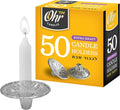 OHR Extra Heavy Disposable Aluminium Foil Candle Holder, Drip Cup Bobeches by NerMitzvah