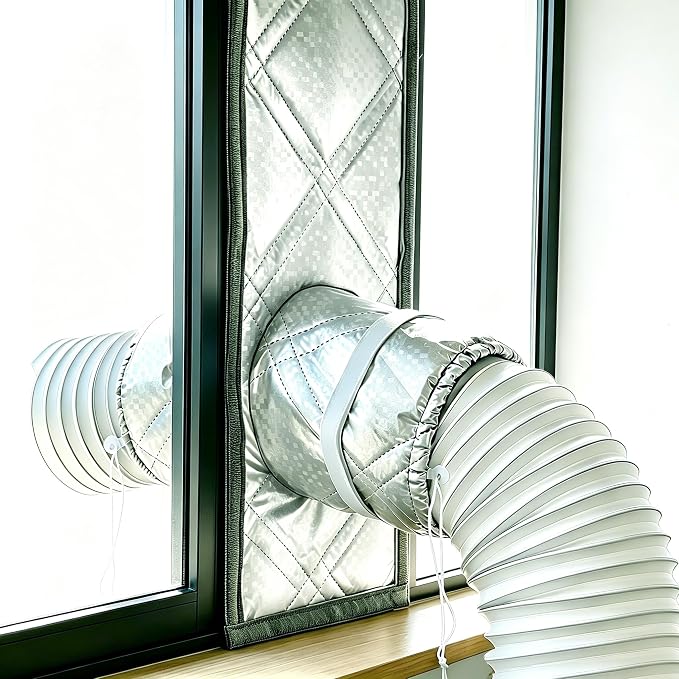 3-Layer Insulated Portable AC Window Seal Kit Max 70" Stepless Adjustable - Image 2