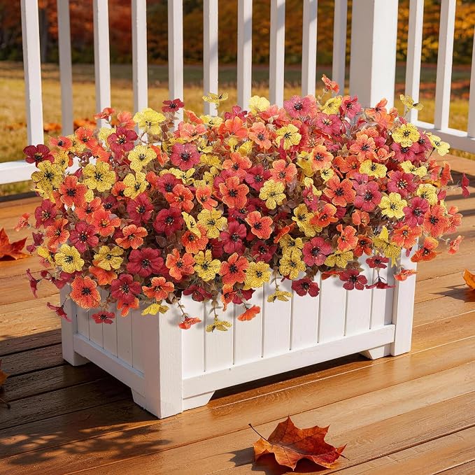 Artificial Fake Fall Plants Flowers - Image 5