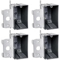 1-Gang Adjustable PVC Electrical Outlet Box 21 Cu in. PVC Junction Box by OhLectric