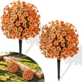 Alupssuc 2Pcs Artificial Fall Ball Flowers by Alupssuc