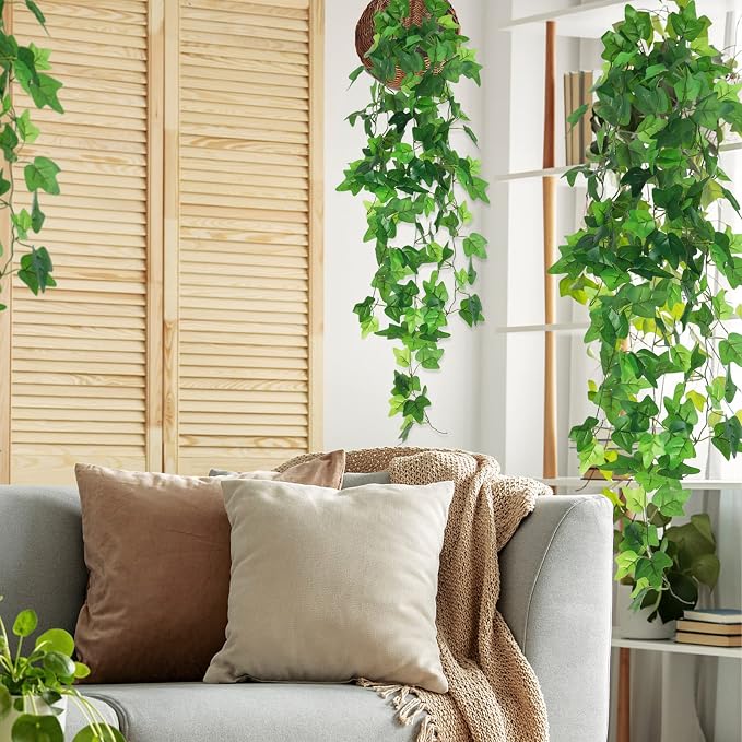 RECUTMS Fake Vines Artificial Hanging Ivy Vines Plants - Image 4