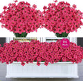 24PCS UV Resistant Artificial Flowers by AmberFun