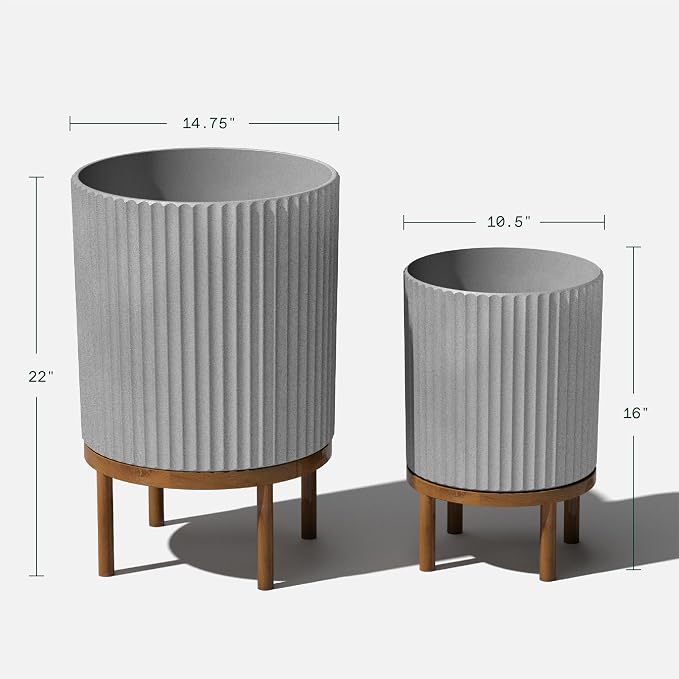 Veradek Demi Series Raised Duo Planters - Image 3