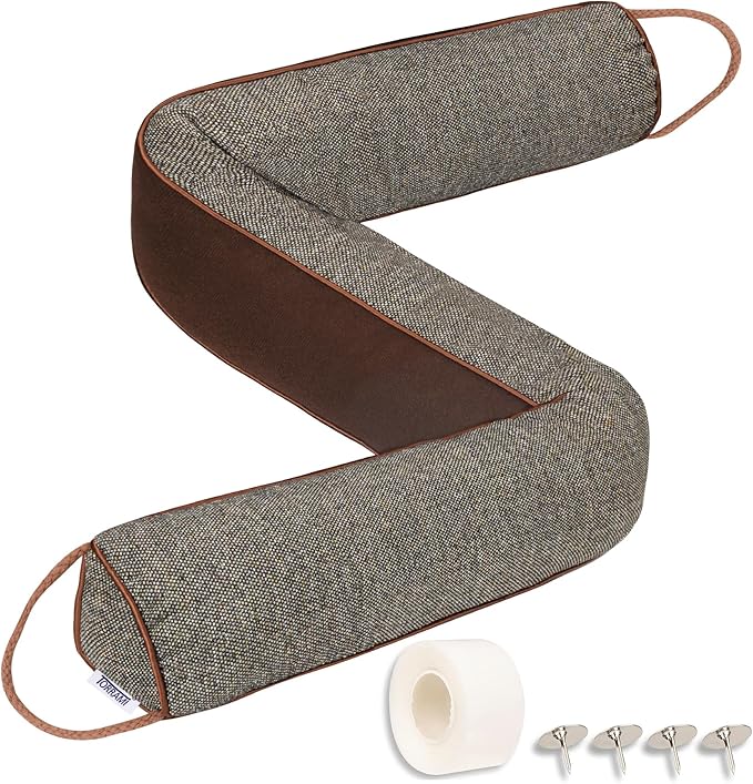 TORRAMI Under Door Draft Stoppers 30 Inch, Heavy Triangle Stop Draft Block Cold by TORRAMI