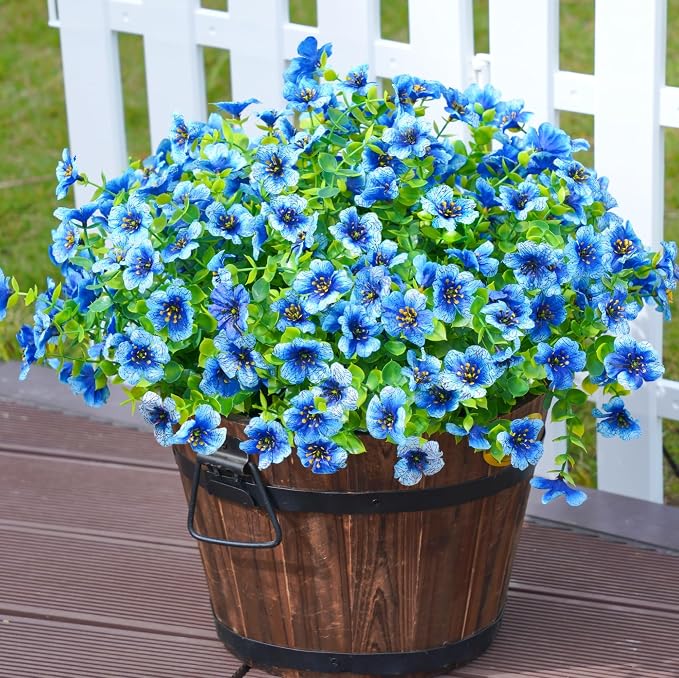 Artificial Flowers for Outdoor Indoor Garden Home Decoration, Faux Flower Daisy - Image 2