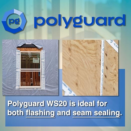 POLYGUARD WindowSeal Window and Door Flashing Tape, 12 in x 100 ft Roll - Image 5