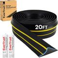 20Ft/6M Garage Threshold Seal Strip + 2pc 300ml Sealant Adhesive | Weatherproof by EverTrust