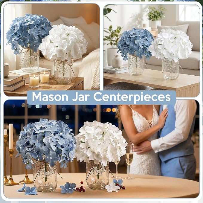 Mason Jars Centerpieces for Tables Bulk, 10 Set - Image 5