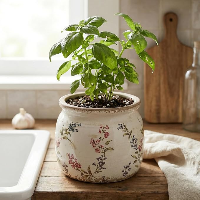 Xiaan Jiaju Flower Pots, Vintage Antique Ceramic Planters - Image 9