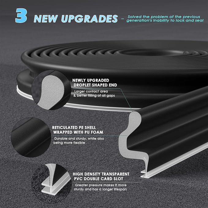Kerf Weather Stripping Door Seal Soundproof Insulation - Image 2