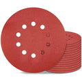 9 Inch 10 Holes Sanding Disc 180 Grit Drywall Sandpaper 15pcs by Awutzut