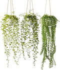 3 Packs 37" Fake Hanging Plants by Decorateyouridealhomewithease