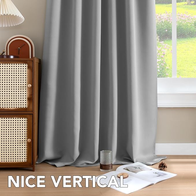 H.VERSAILTEX Blackout Curtains Thermal Insulated Window Treatment Panels Room - Image 9