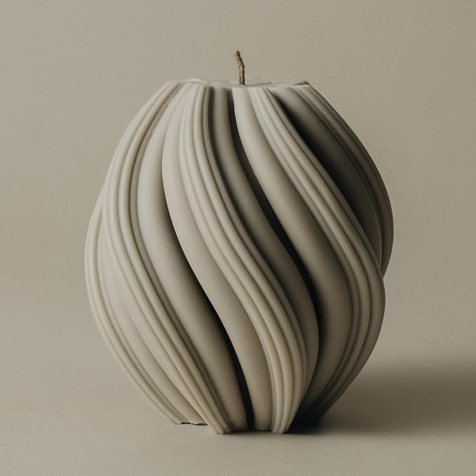 LAWA Swirl Candle by LAWA+Candles