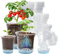 Bluepro Self Watering Pots for Indoor Plants, 4/5/6.5 Inch, 6 Each of Three by Bluepro