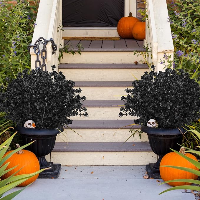 AGIRL Artificial Fall Flowers Fake Mums Outdoor, Faux Plant Porch Decor Home | - Image 6