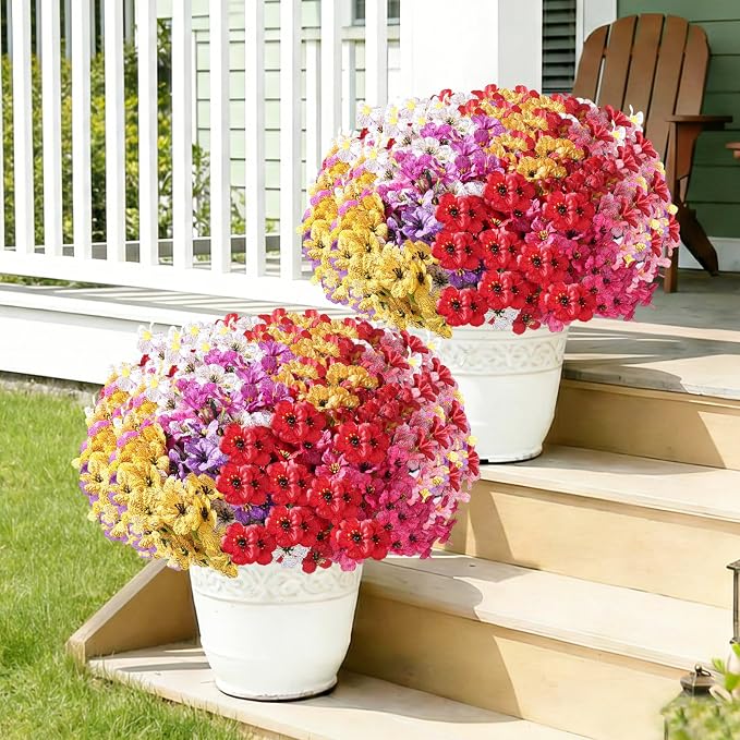 Powbrace 60 Pack Artificial Flowers - Image 5