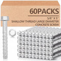 Tandefio 60 Pack 5/8 x 5 Concrete Anchors and Screw Kits Galvanized | Large by Tandefio