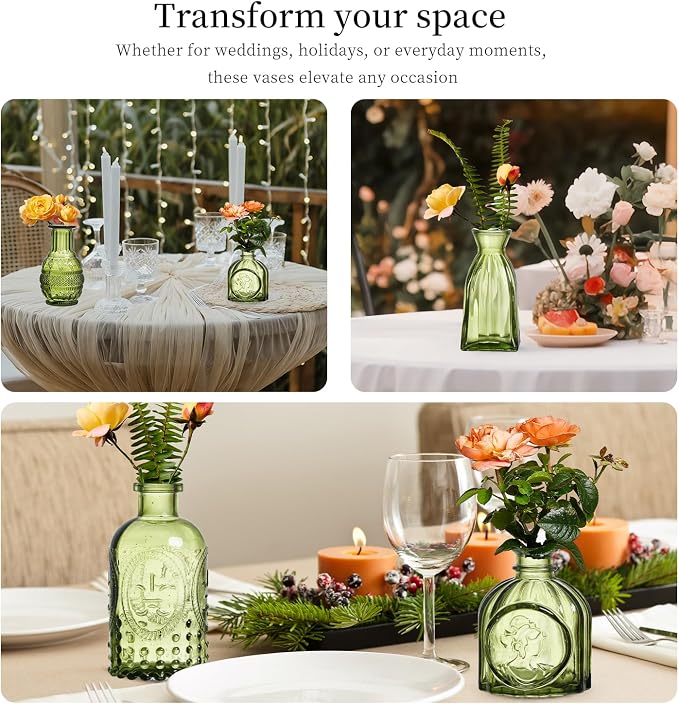 Glass Bud Vases Set of 32 - Image 3