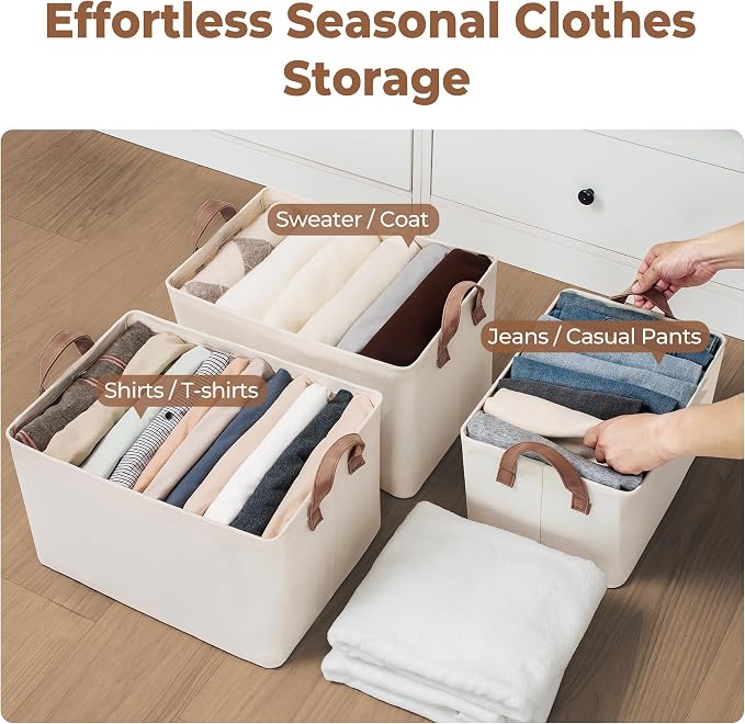 StorageWorks Storage Basket for Shelves, Storage Bins, - Image 6