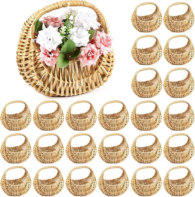 24 Pack Flower Girl Basket by Taiyin